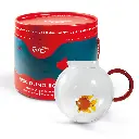 WD LIFESTYLE | PICHET EN VERRE BOROSILICATE HAND MADE DECORATION POISSON ROUGE CONTENANCE : 1,7 L - 22 x 17,5 x 18,5 CM