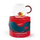 WD LIFESTYLE | PICHET EN VERRE BOROSILICATE HAND MADE DECORATION POISSON ROUGE CONTENANCE : 1,7 L - 22 x 17,5 x 18,5 CM