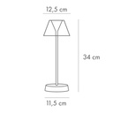 WD LIFESTYLE - LAMPE DINER'S AMBIANCE PETROLE