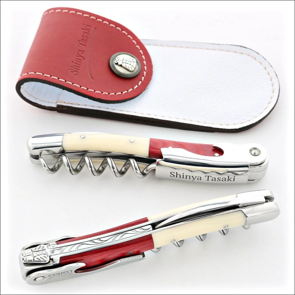 [CLME3006] CHATEAU LAGUIOLE - MEILLEUR SOMMELIER DU MONDE 1995 - CORKSCREW WINE OPENER SHINYA TASAKI (JAPAN)