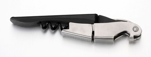 [LW12001] LIGNE W | ESSENTIEL | COUTEAU DE SOMMELIER NOIR | TPR | NOIR